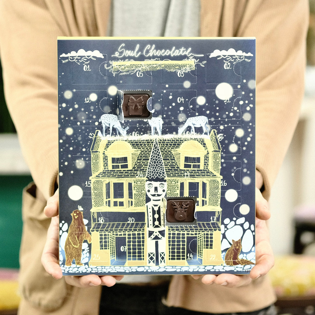 a nutcracker themed christmas advent calendar